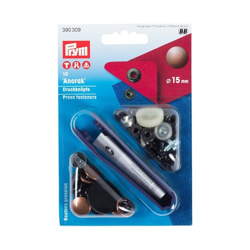 Anorak druckknöpfe - 10,