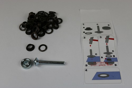 ösen mit scheiben mm - Ösen, 8