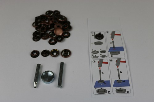Druckknöpfe nähfrei mm - 10,